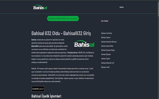 Bahisal Site Özelleştirici