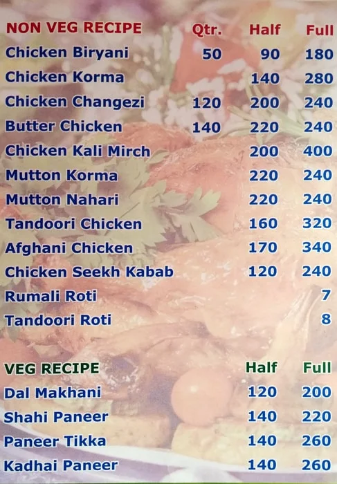 KGN Chicken Biryani Centre menu 