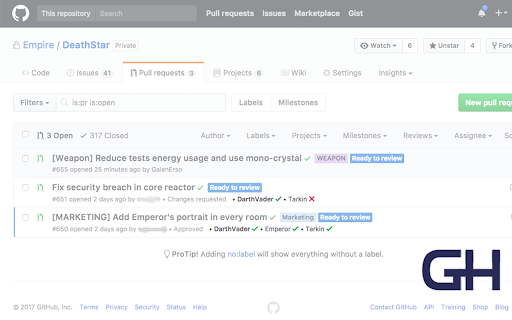 GitHub Tools Extension