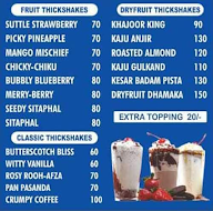 Govinda's Sips N Snacks menu 1