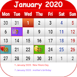 Cover Image of Download South African Calendar 2020 1.27 APK