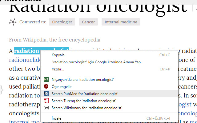 Right-Click Search PubMed