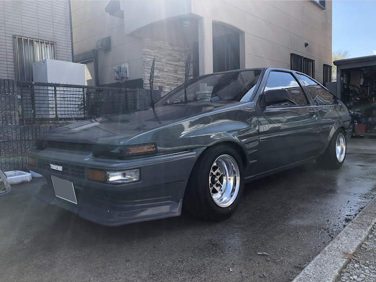 スプリンタートレノの安全運転で行きましょー♪・今年の目標は…・いろいろ悩む・花粉まみれ・洗車に関するカスタム事例の投稿画像1枚目