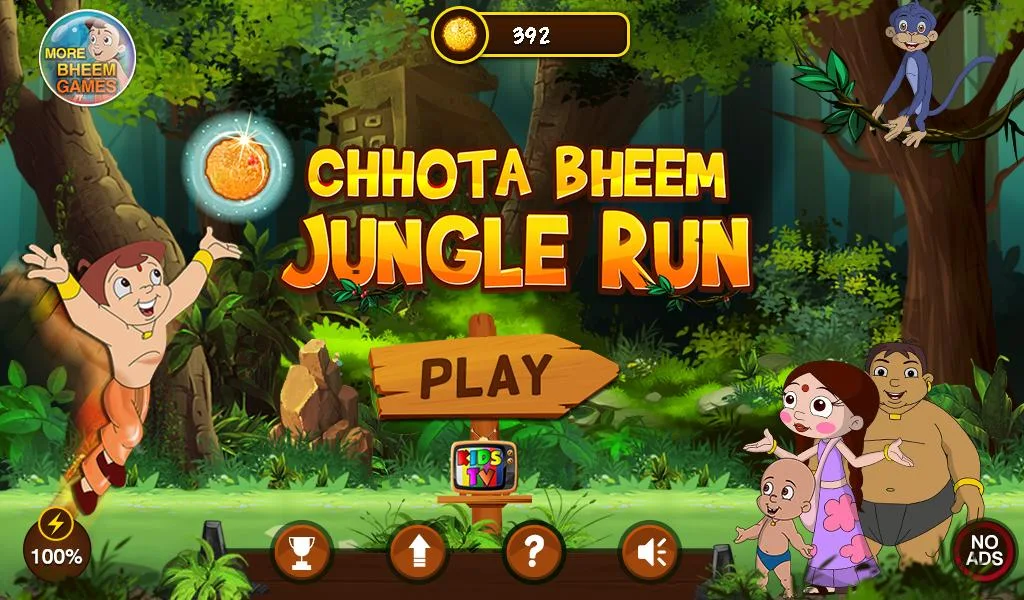    Chhota Bheem Jungle Run- screenshot  
