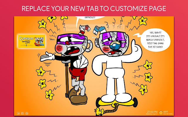 Cuphead New Tab