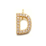 Gold Large Letter D