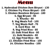 Friends Adda Rayalaseema Style menu 1