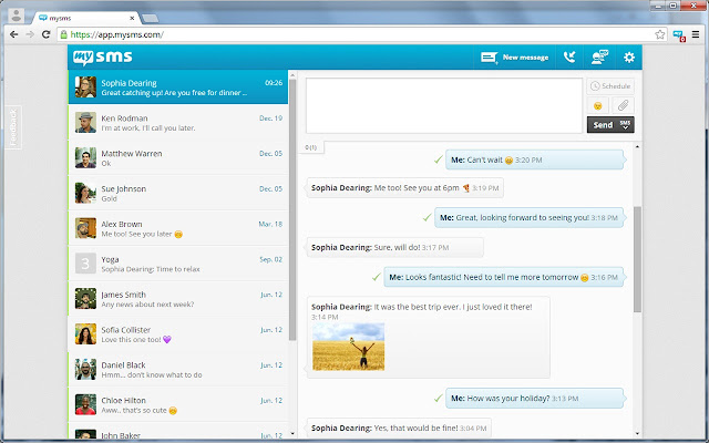 Mysms Sms Text From Computer Chrome Web Store