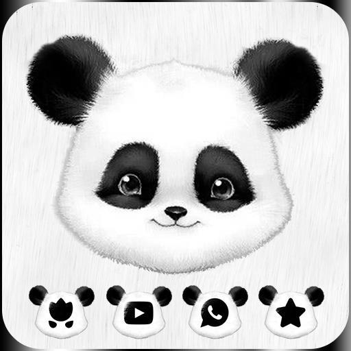 Keren 30 Gambar  Wallpaper  Panda  Hitam  Richi Wallpaper 