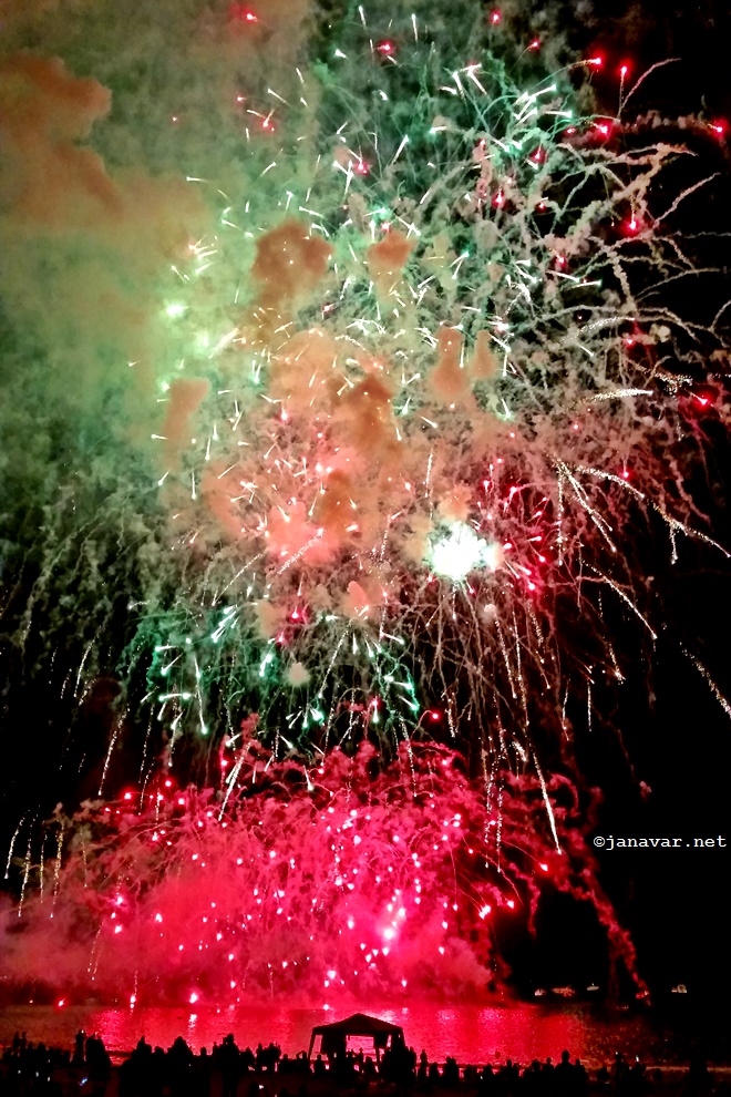 Visited: Revere Beach International Sand Sculpture Festival 2015 - fireworks