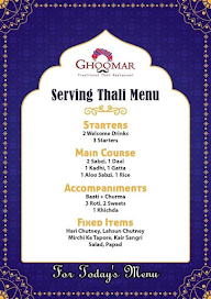 Ghoomar Traditional Thali Restaurant menu 7