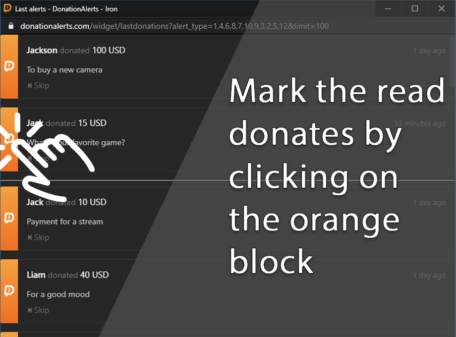 Hide read donates for DonationAlerts Preview image 1