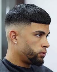 Drop Fade Haircut with Straight Hair