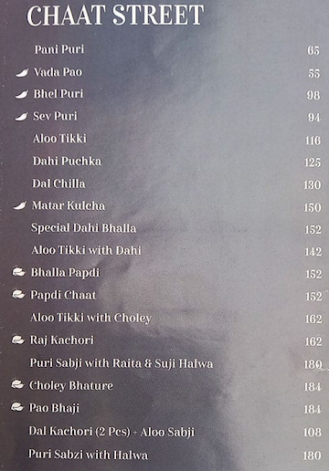 Haldiram's menu 