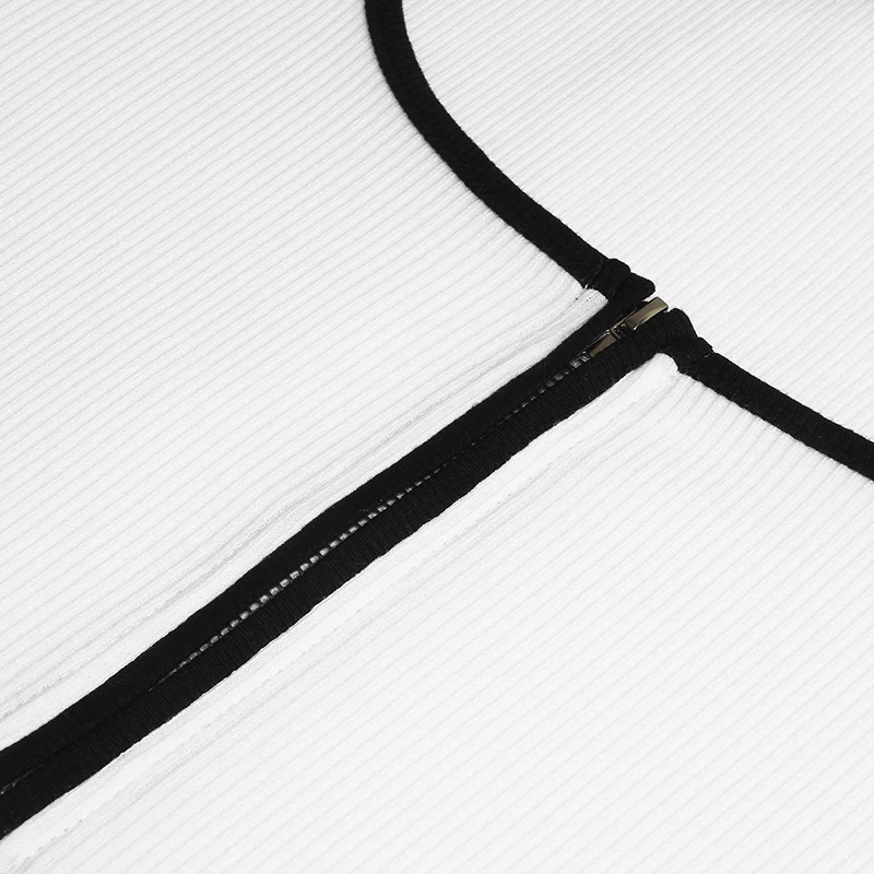 Title 7, Uski kombinezon dugih rukava Moda sa kvadratnim...