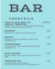 Bay View Bar menu 3