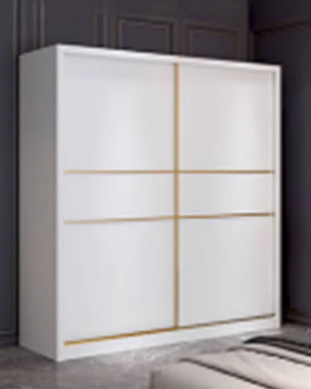 Multilayer Shelf Wardrobe Doors Queen Size Modern Organiz... - 2