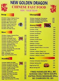 Golden Dragon menu 3