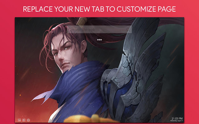 Yasuo Wallpaper HD Custom New Tab