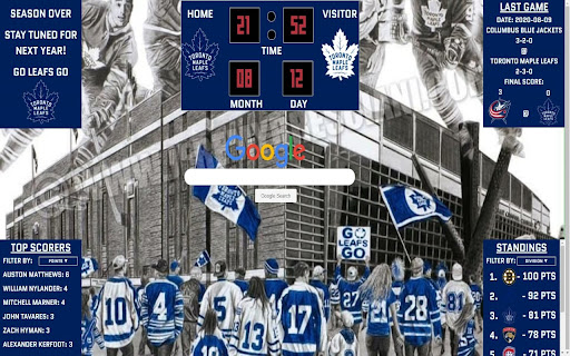 Toronto Maple Leafs Chrome Extension