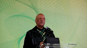 Minister in the Presidency, Jeff Radebe addresses the last Progressive Business Forum on the sidelines of the ANC Policy Conference taking place at Nasrec. / Masi Losi/Sunday Times