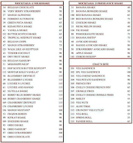 Lassi Shop menu 1