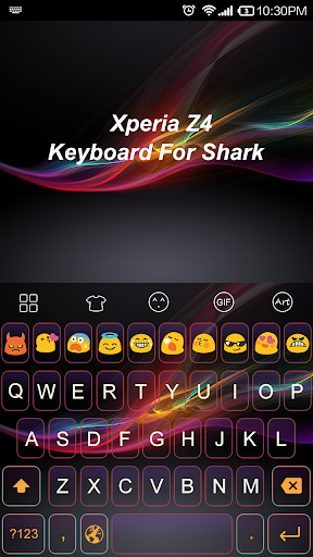 Cool Z4 Emoji Keyboard Theme