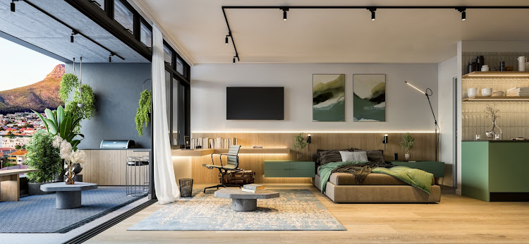 Each unit boasts a balcony where you can appreciate the unparalleled coastal city setting with views of the mountain, ocean and city. Picture: SUPPLIED/RAWSON DEVELOPERS