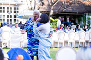 Celeste Ntuli and K Naomi at the Bombay event in Hyde Park, Johannesburg. 