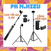 Gậy Livestream , Quay Tiktok , Quay Video, Chụp Ảnh 3 Chân Bằng Sắt Dài 2M1