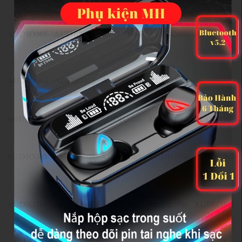 Tai Nghe Bluetooth Gaming S10 Pro Cao Cấp, Cảm Ứng, Hỗ Trợ Đàm Thoại, Nghe Nhạc, Kiêm Sạc Dự Phòng