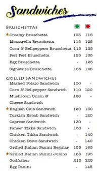 Sandwich Factory menu 3