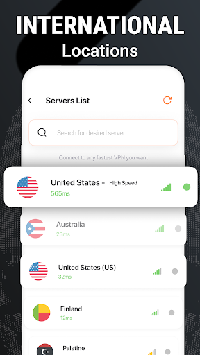 Screenshot Heat VPN Proxy Master VPN App