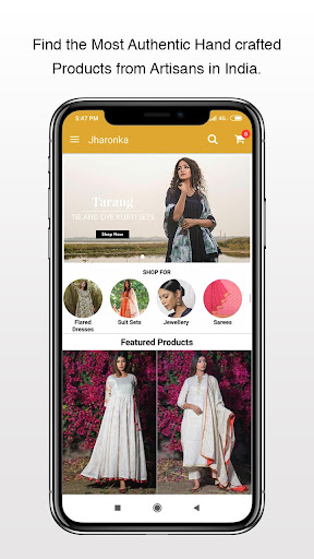 Jharonka - Handcrafted Suit Sets Saree Jewelry App
