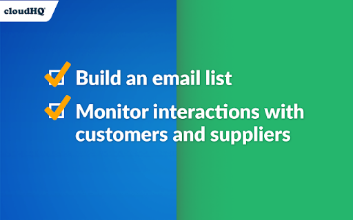Email List Builder by cloudHQ Preview 4