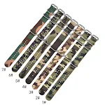 22mm Camo6 silver buckle