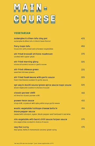 Mekong Folks menu 