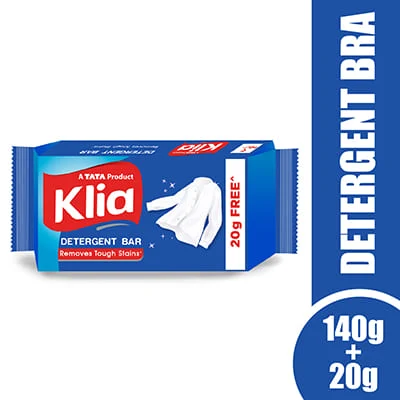 Klia Detergent Bar 140 Gm+20 Gm Free