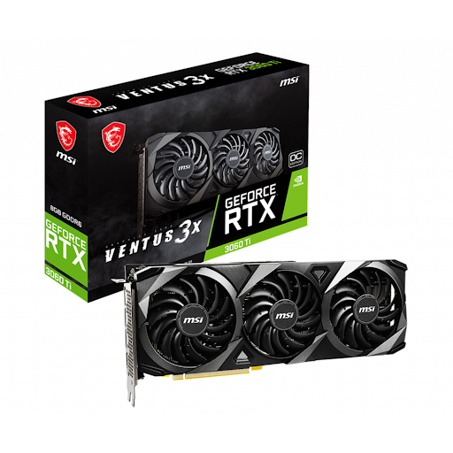 Card màn hình MSI GeForce RTX 3060 Ti VENTUS 3X OC 8GB GDDR6