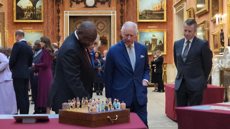 The Zulu-Ndebele chess set gifted by former president Nelson Mandela to the UK royals was on display for the state visit this week, with King Charles hosting President Cyril Ramaphosa.