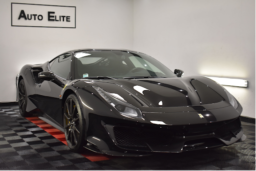 ferrari 488 pista detailling carbonne lustrage haut de gamme et prestige en bretagne