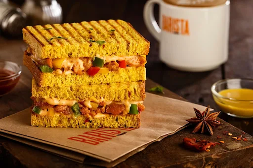 Chicken Tikka In A Curry Bread