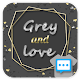 Grey love skin for Next SMS Download on Windows