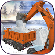 Snow Plow Rescue Excavator  Icon