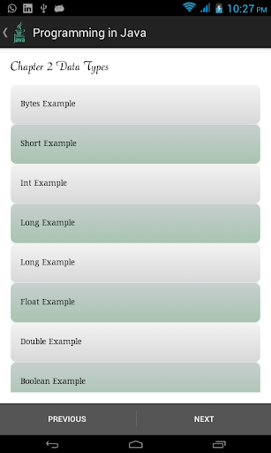 Programming in Java