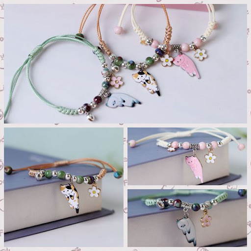 Title 1, Lazy Cat Bracelet For Women A charming and rela...