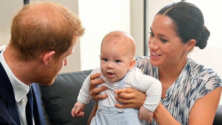 Prince Harry and Meghan with baby Archie