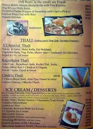 V2 Fine Dining Restaurant menu 3