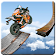 bicyclette impossible pistes course icon