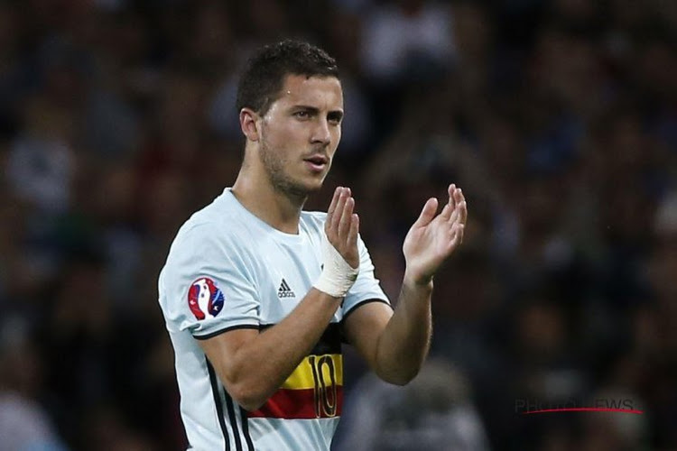 Même en vacances, Eden Hazard joue au foot